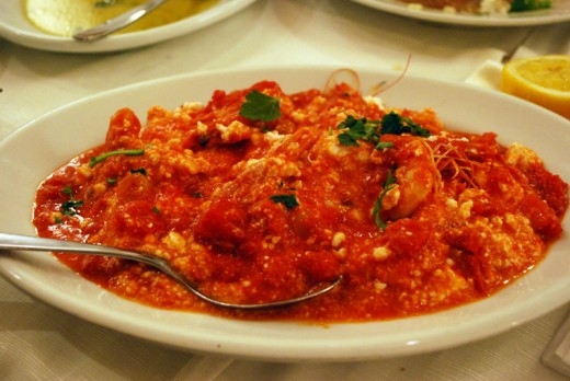Karides Saganaki - Ouzeri Agora