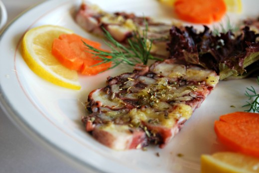 Ahtapot Carpaccio, Selimpaşa, Silivri, İstanbul