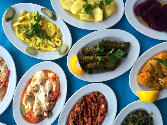 Meze Çeşitler, Mehtap Restaurant, Akyarlar, Bodrum