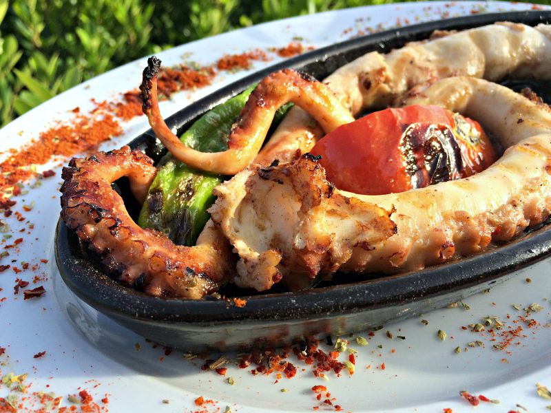 Ahtapot Izgara Nerede Yenir? Akyarlar Bodrum, Mehtap Restaurant