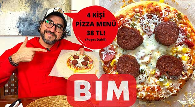 BİM'den Pizza Menüsü