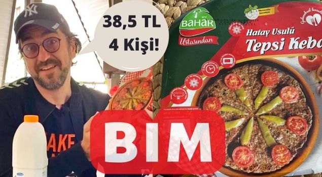 BİM'DEN MENÜ YAPTIK