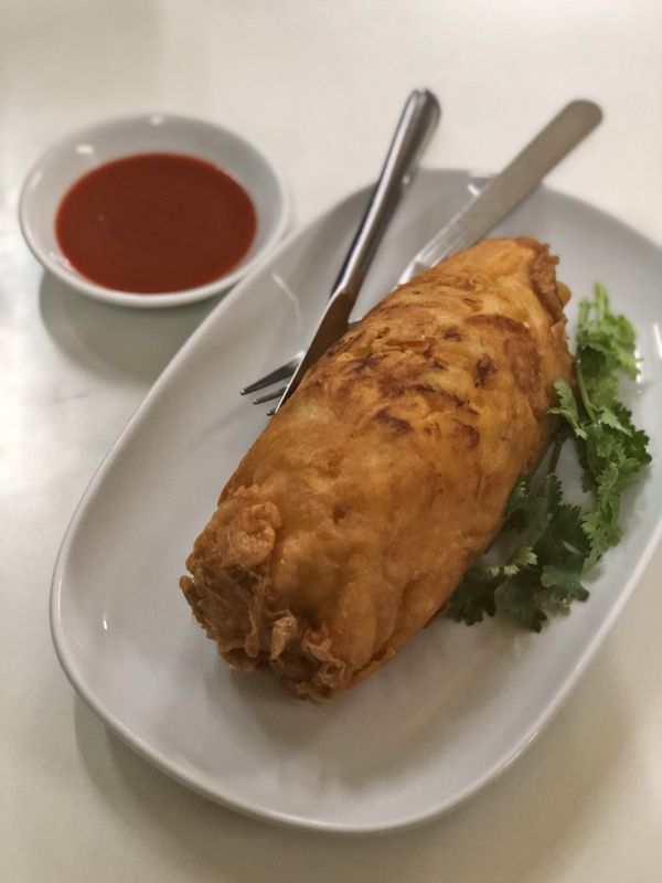 Yengeçli omlet.. Raan Jay Fai