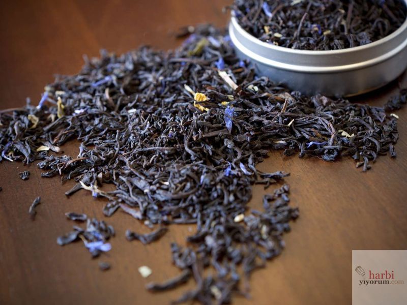 lavantalı earl grey çay yaprakları