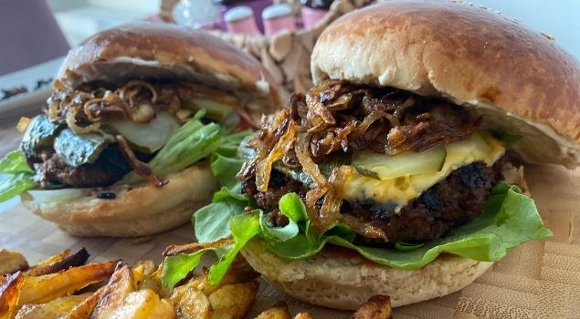 evde hamburger