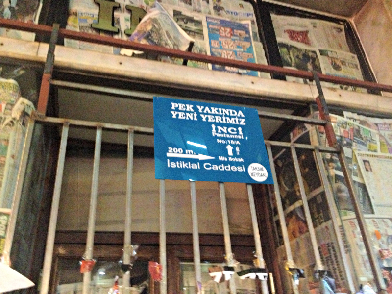 İnci Pastanesi Yeni Yerine Taşınıyor