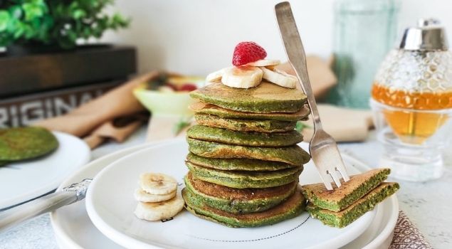 ıspanaklı pankek