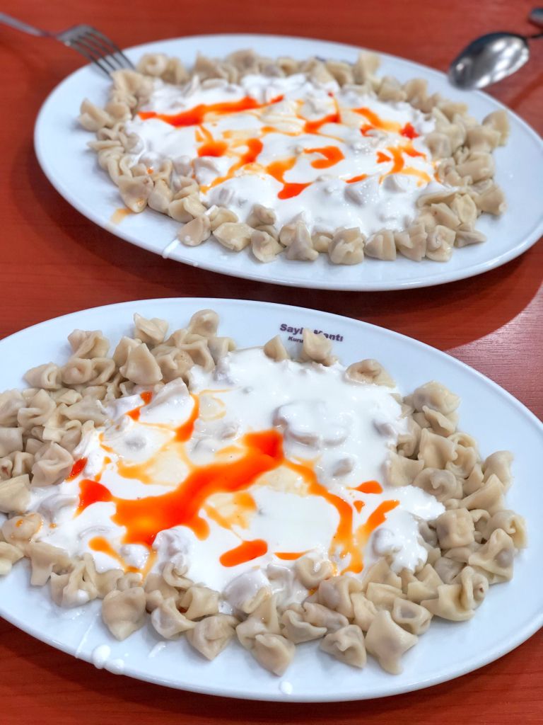 El Açması Mantı, Sayla Mantı, 1,5 porsiyon