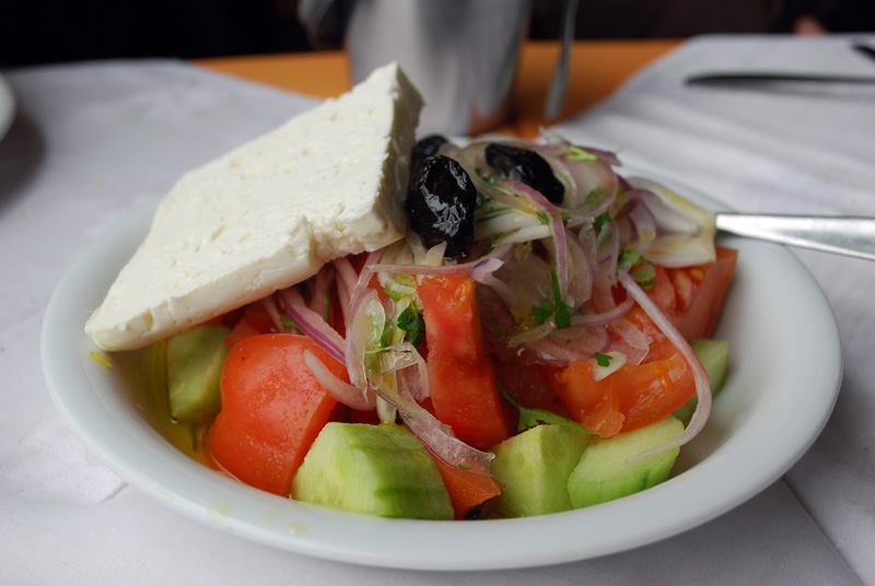Greek Salad - Yunan Salatası / Orea Mitilini, Kavala-Yunanistan