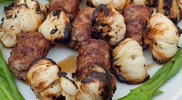 sarımsak kebabı